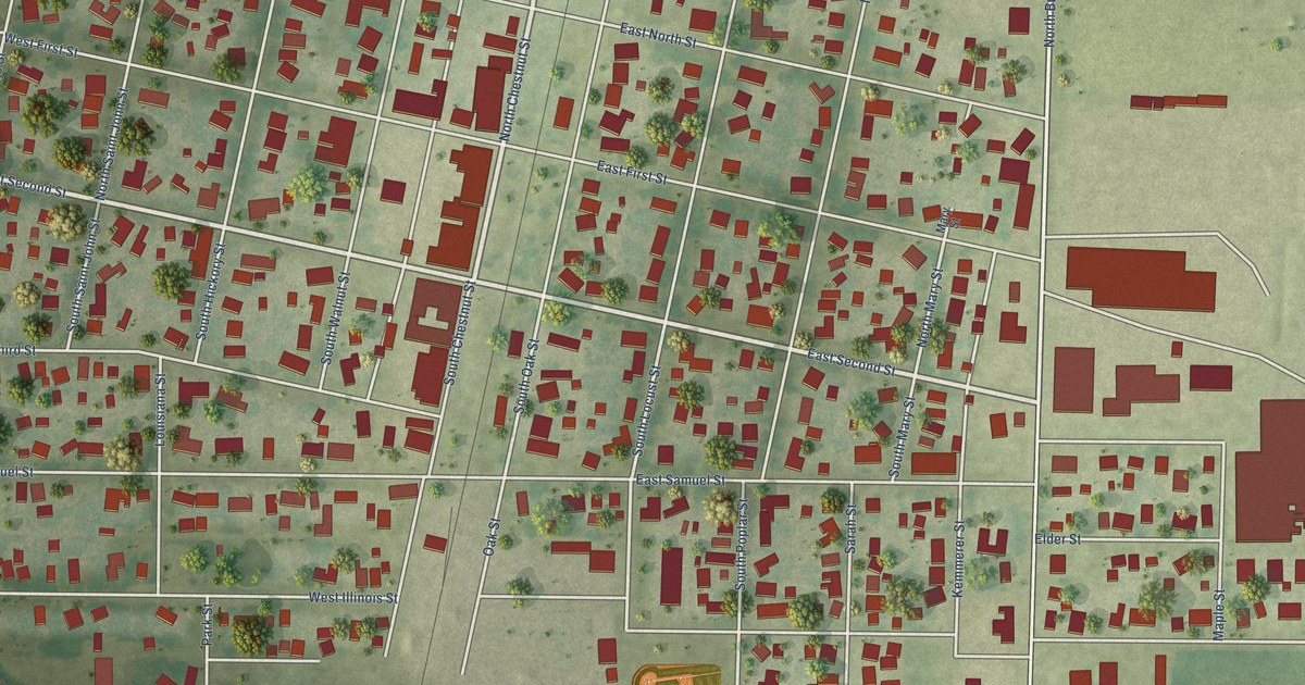 Map of Assumption, Illinois in 2026