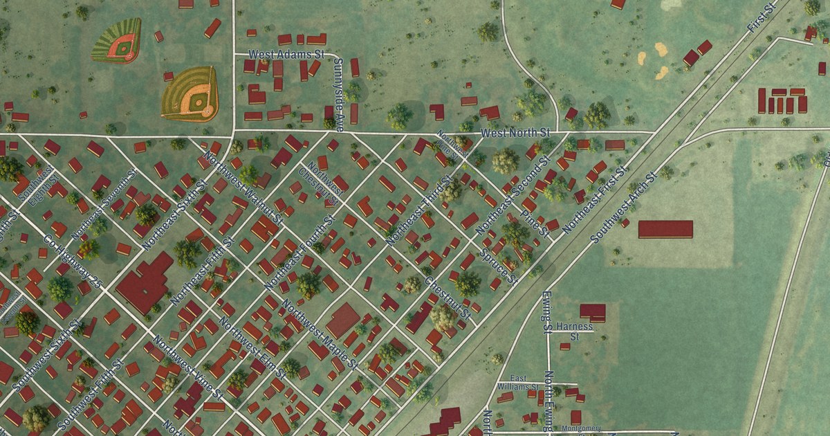 Map of Atlanta, Illinois in 2026