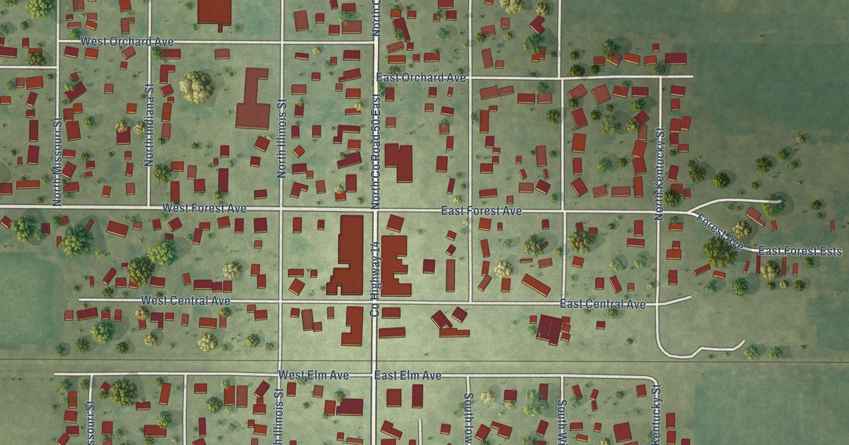 Map of Atwood, Illinois in 2026