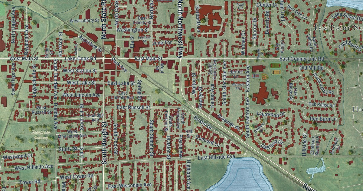 Map of Barrington, Illinois in 2026
