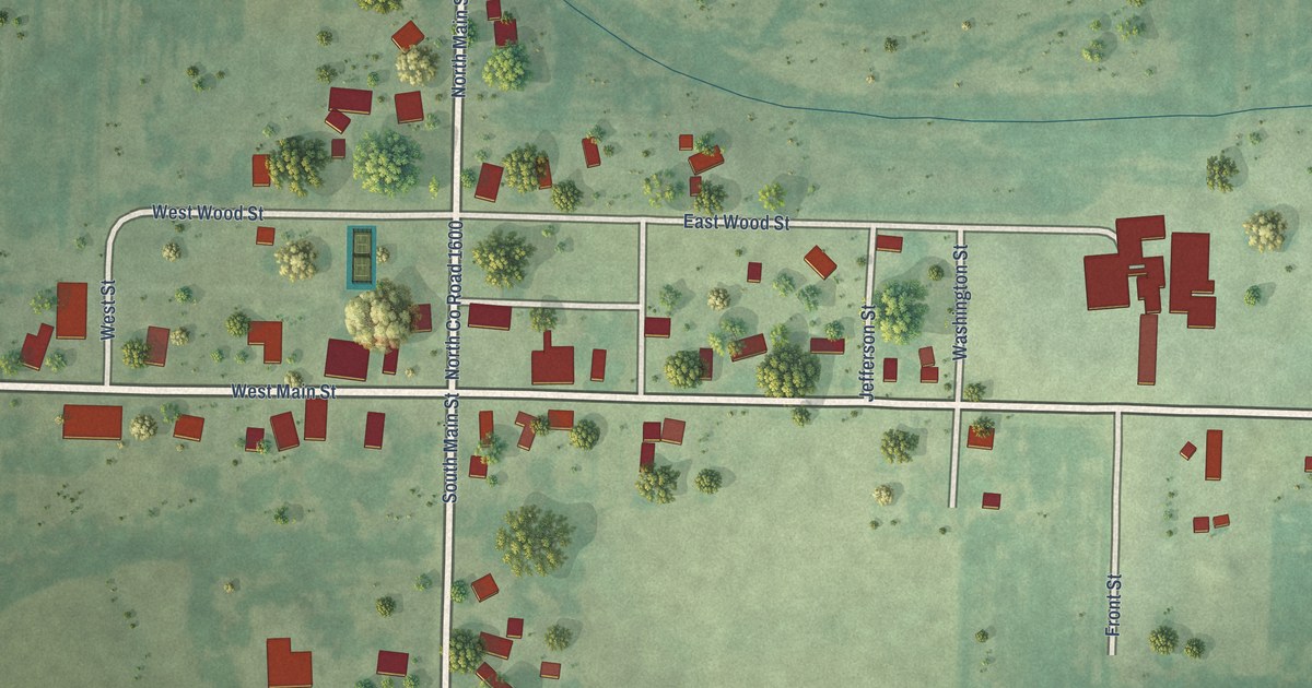 Map of Basco, Illinois in 2026