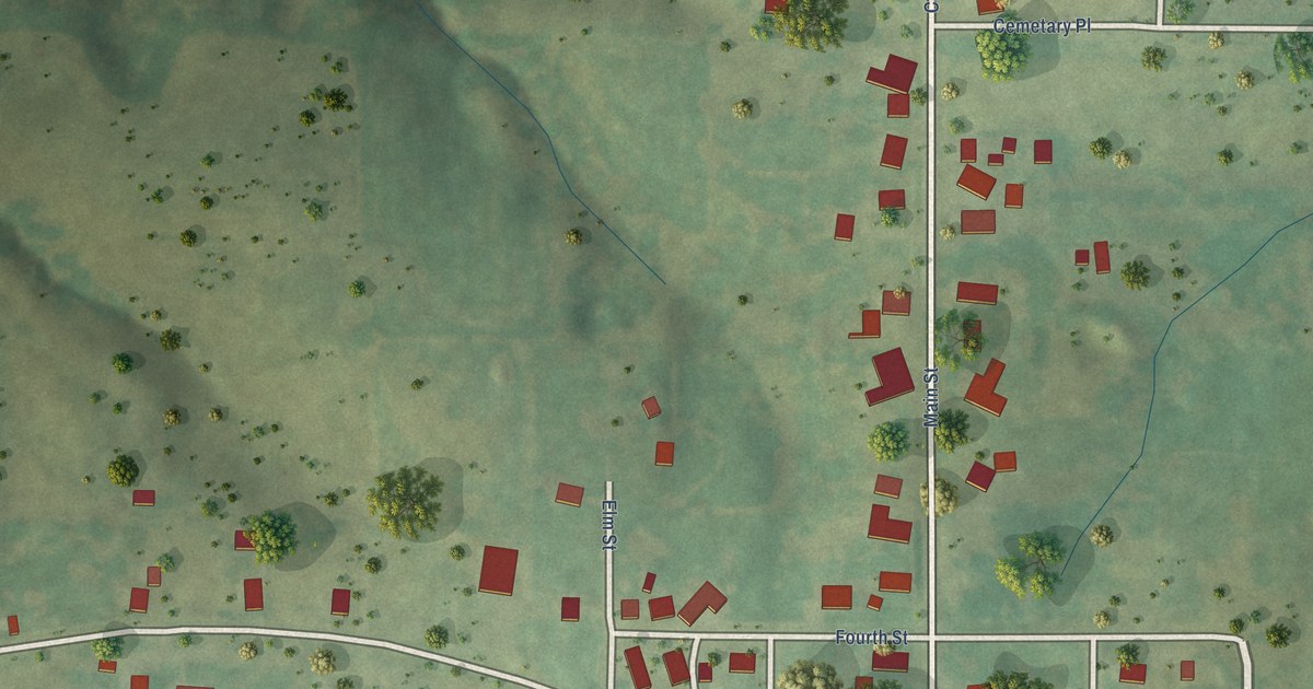 Map of Baylis, Illinois in 2026
