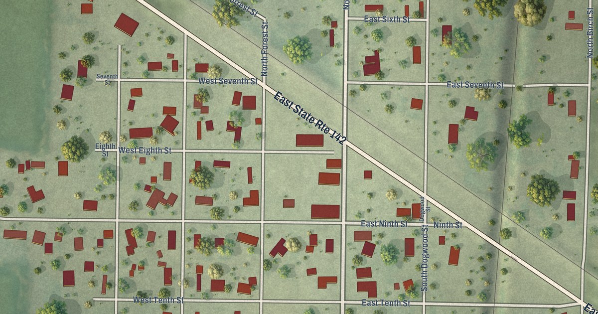 Map of Belle Rive, Illinois in 2026