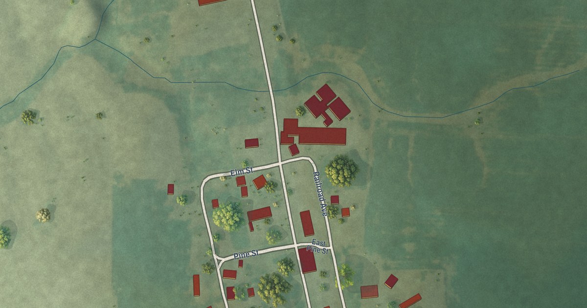Map of Bentley, Illinois in 2026