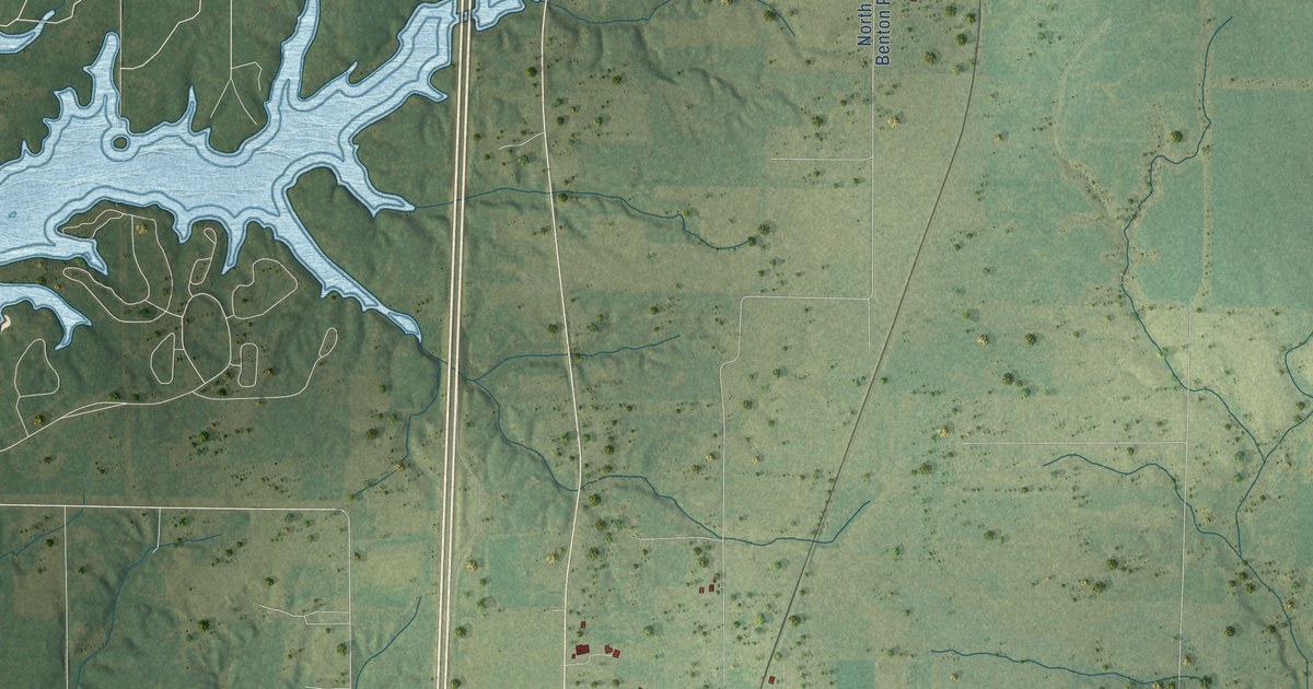 Map of Benton, Illinois in 2026
