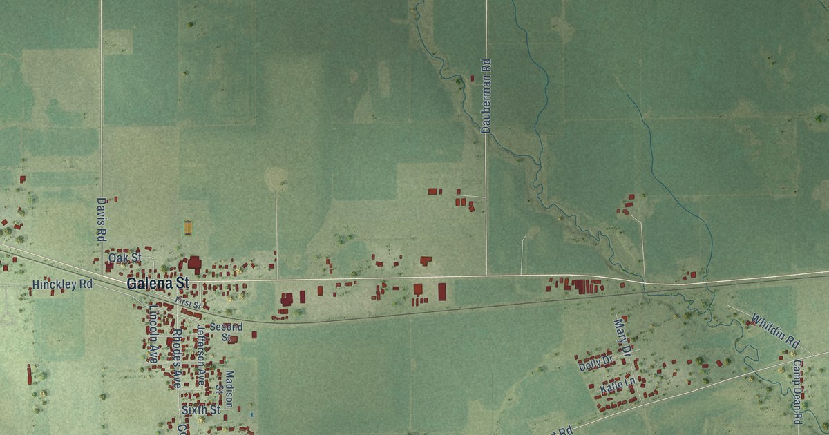 Map of Big Rock, Illinois in 2026
