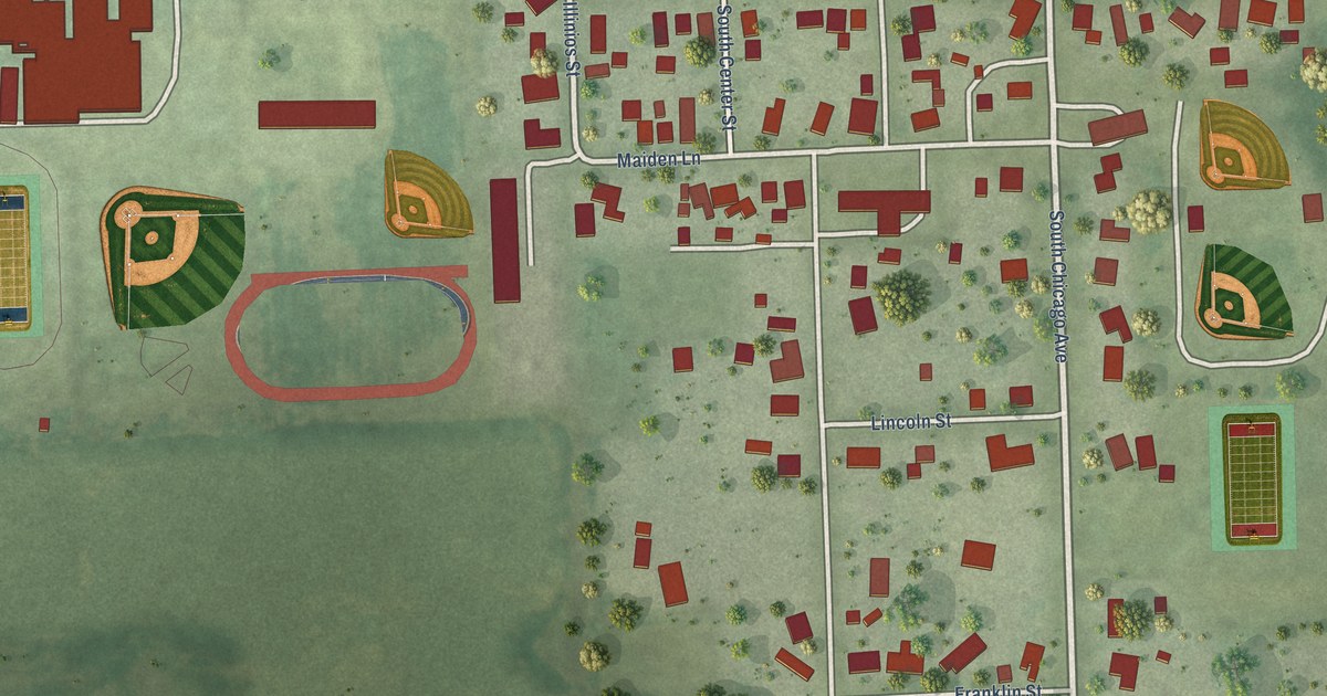 Map of Bismarck, Illinois in 2026