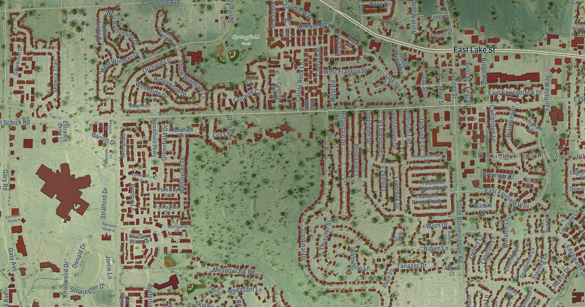 Map of Bloomingdale, Illinois in 2026