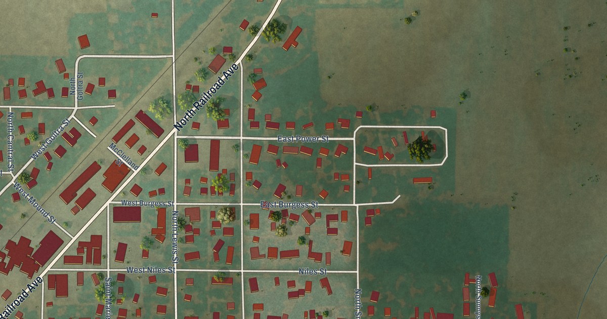 Map of Blue Mound, Illinois in 2026