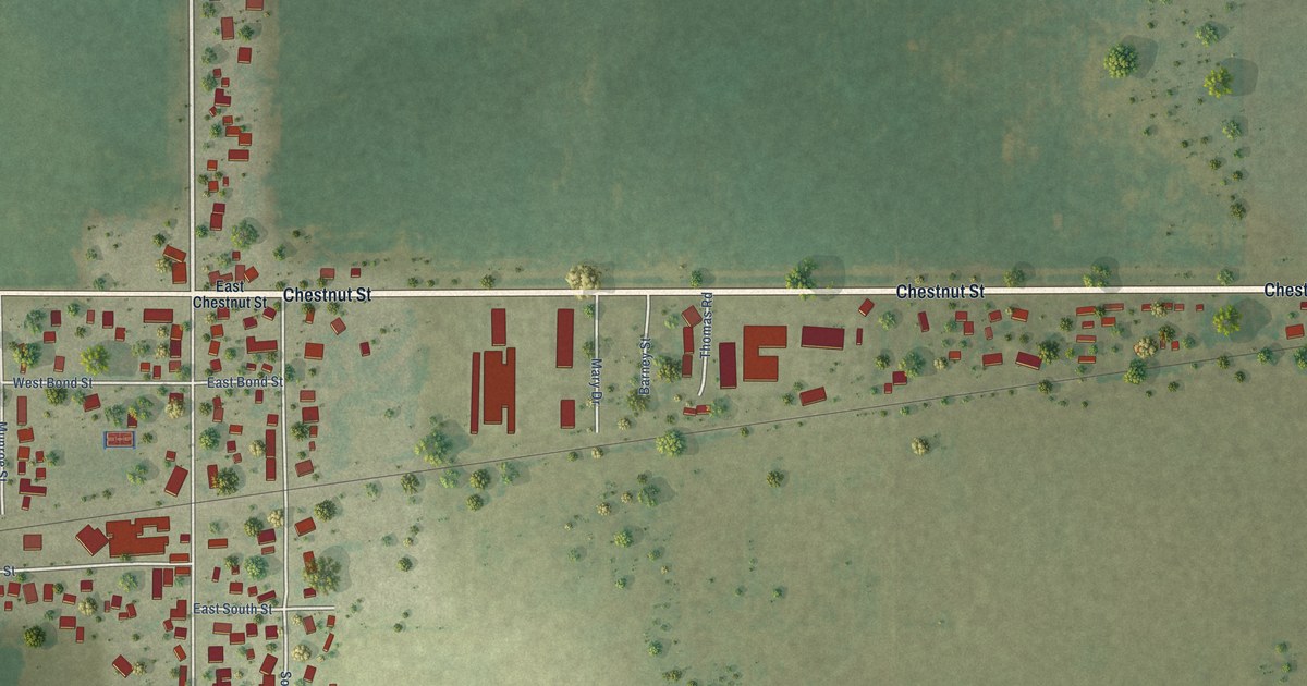 Map of Bondville, Illinois in 2026