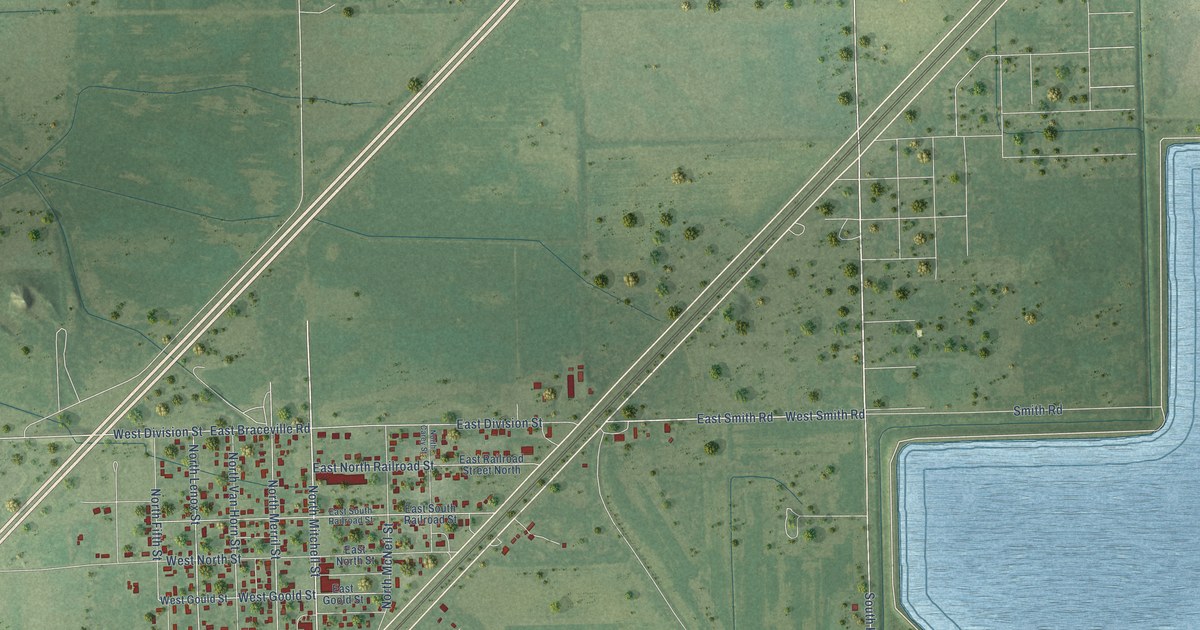 Map of Braceville, Illinois in 2026