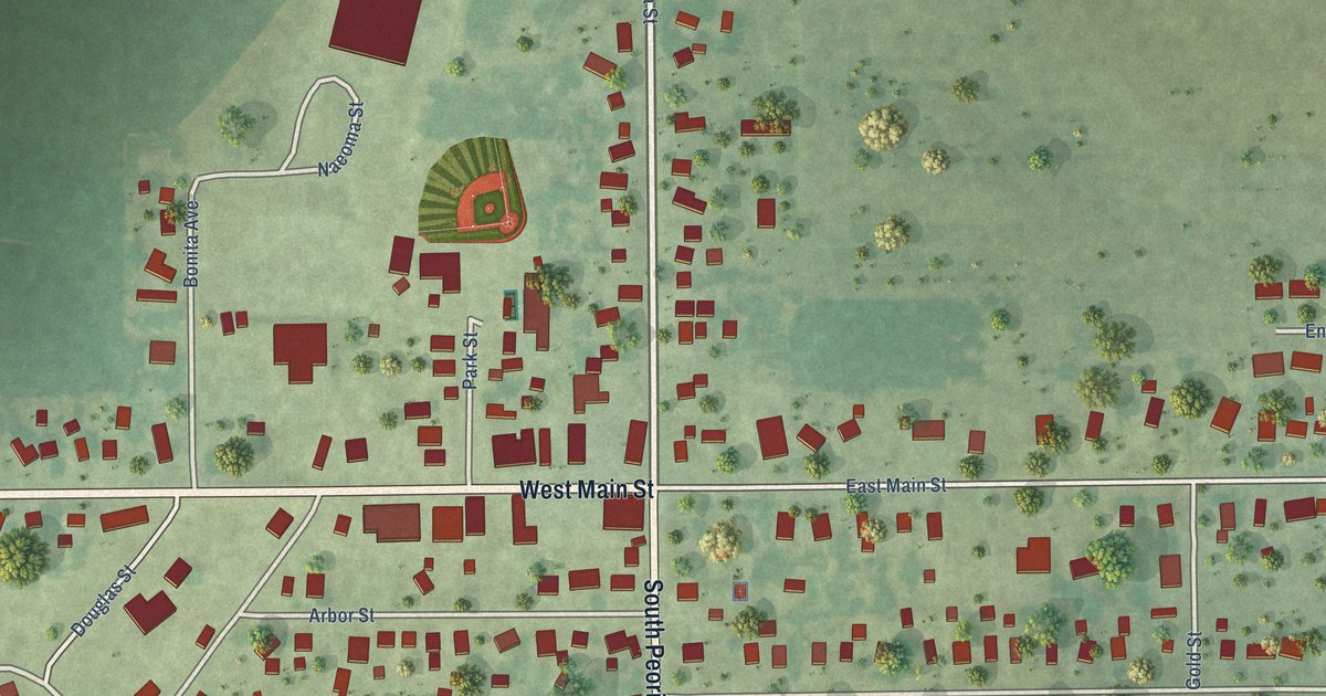 Map of Bradford, Illinois in 2026