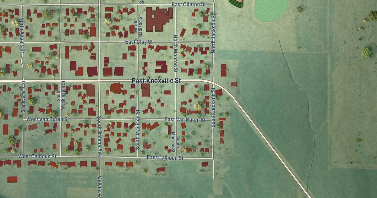 Map of Brimfield, Illinois in 2026