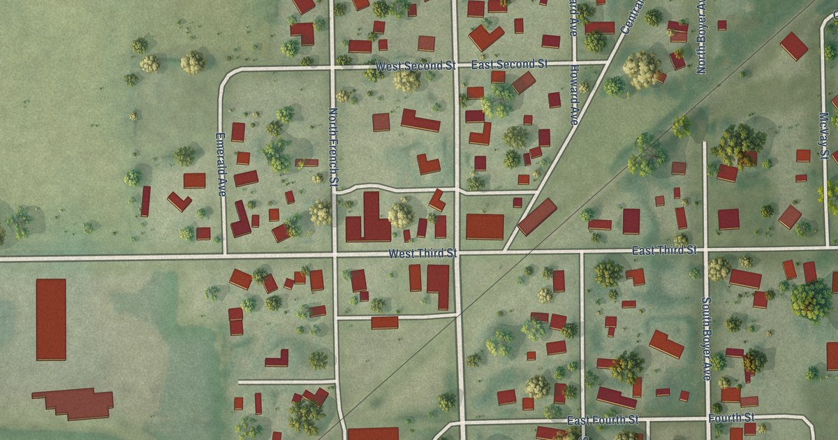 Map of Brocton, Illinois in 2026
