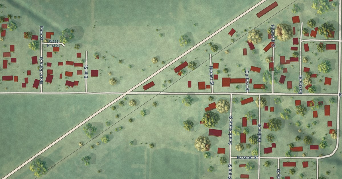 Map of Bryant, Illinois in 2026