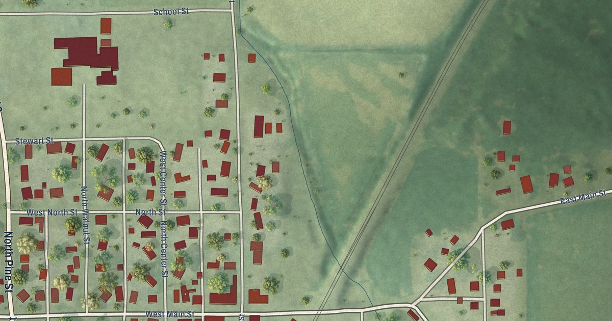 Map of Buda, Illinois in 2026