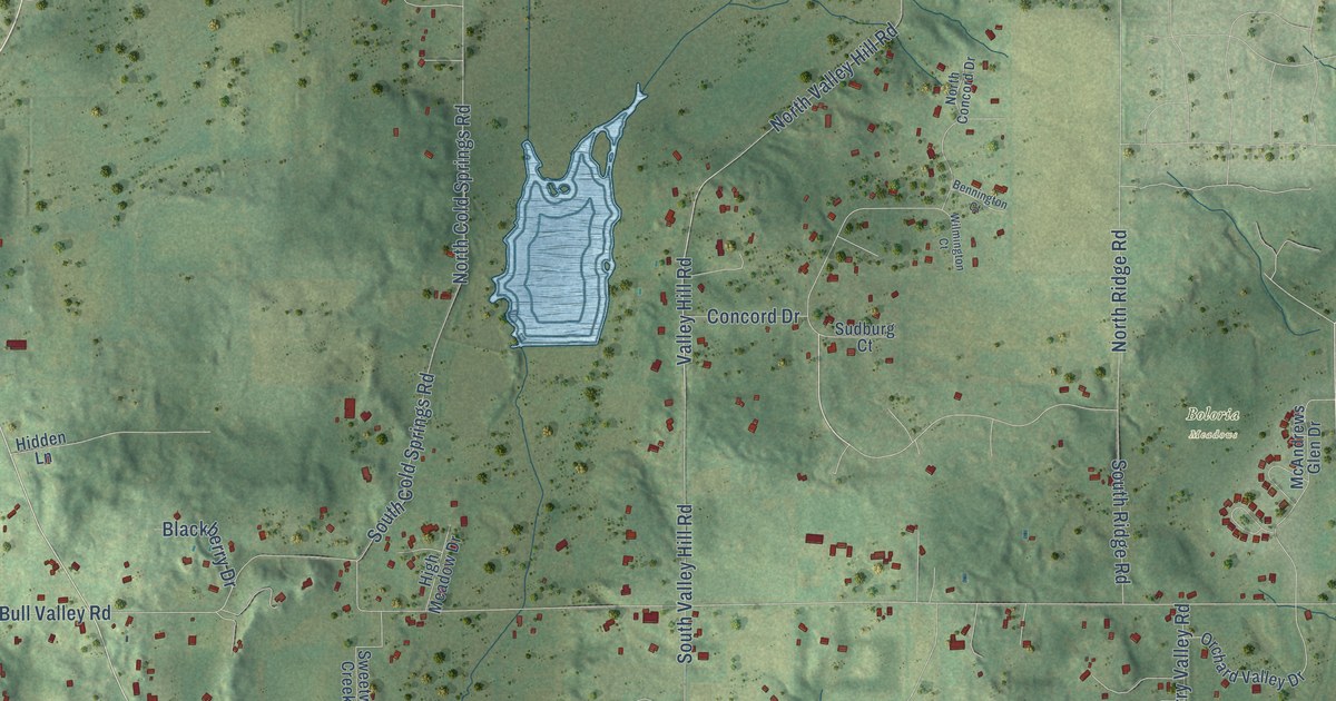 Map of Bull Valley, Illinois in 2026