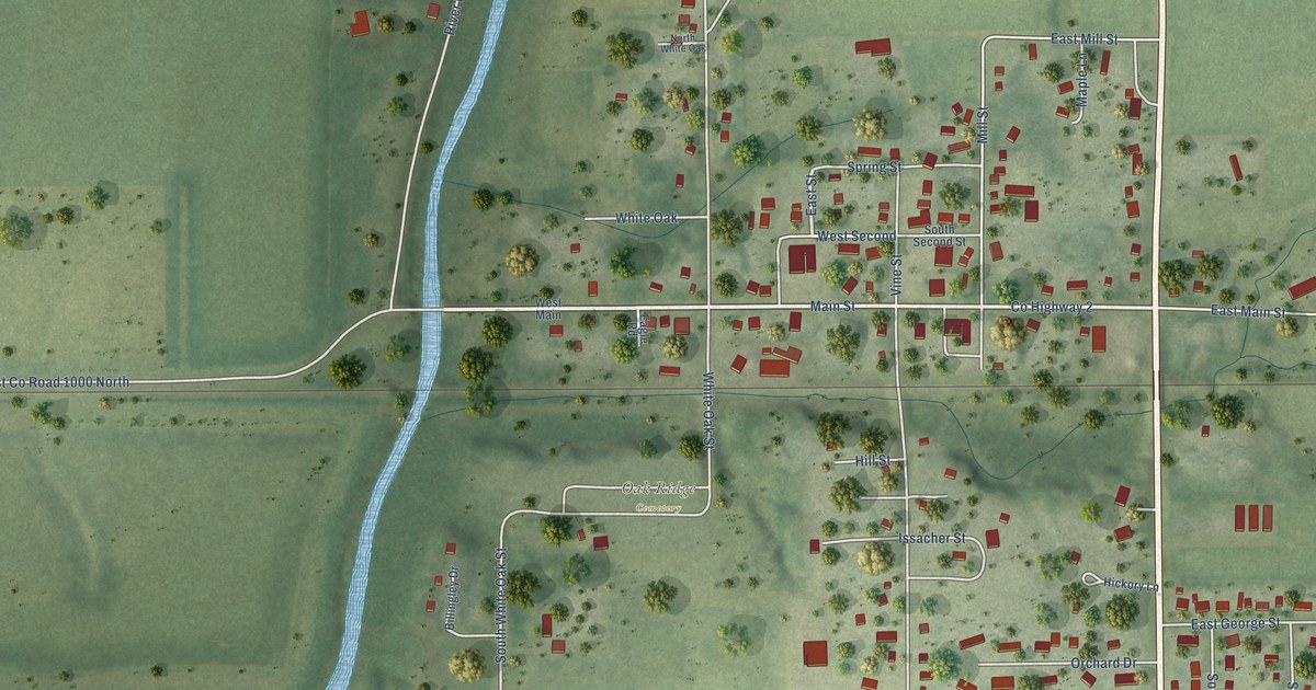 Map of Camargo, Illinois in 2026