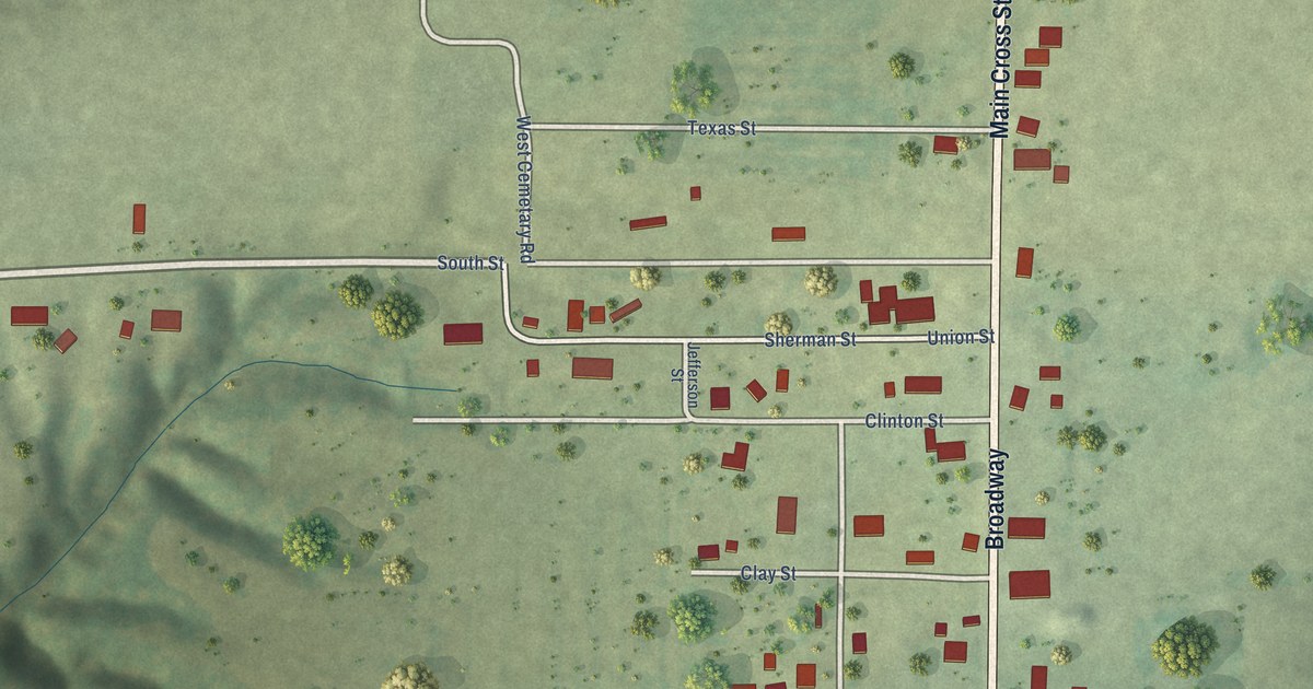 Map of Camden, Illinois in 2026