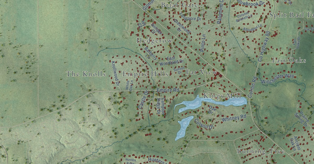 Map of Campton Hills, Illinois in 2026