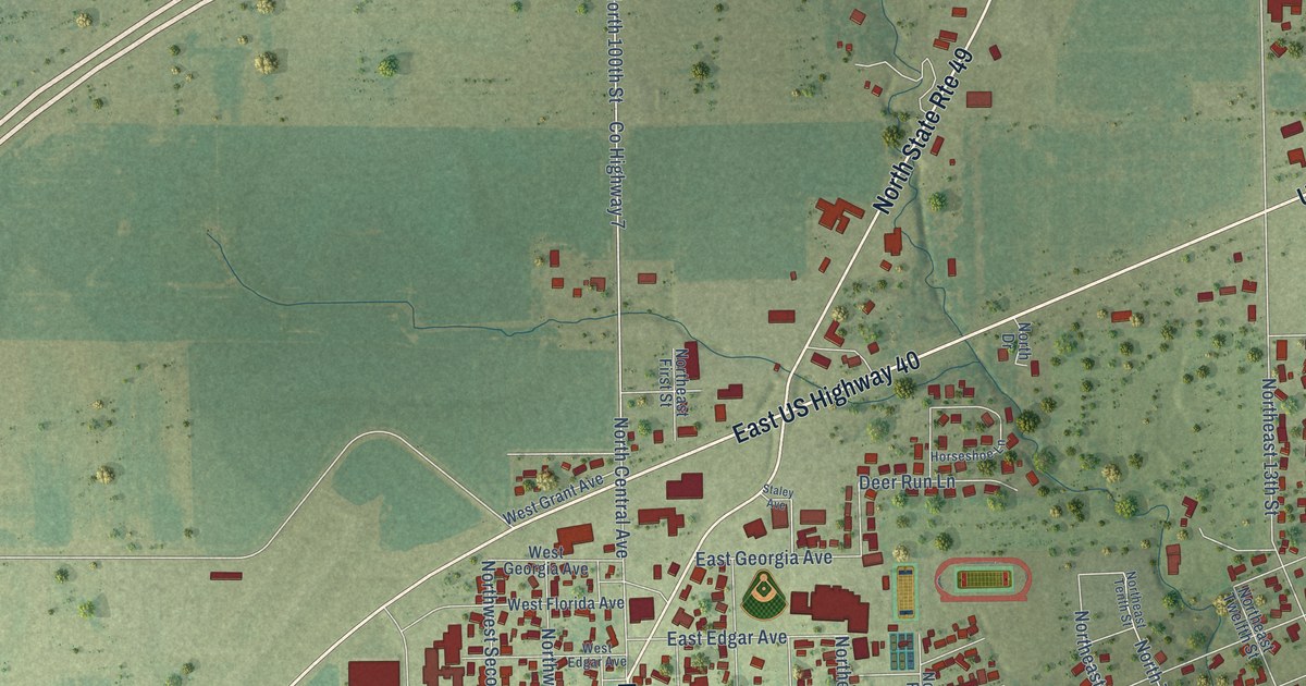 Map of Casey, Illinois in 2026