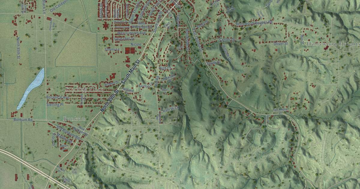 Map of Caseyville, Illinois in 2026