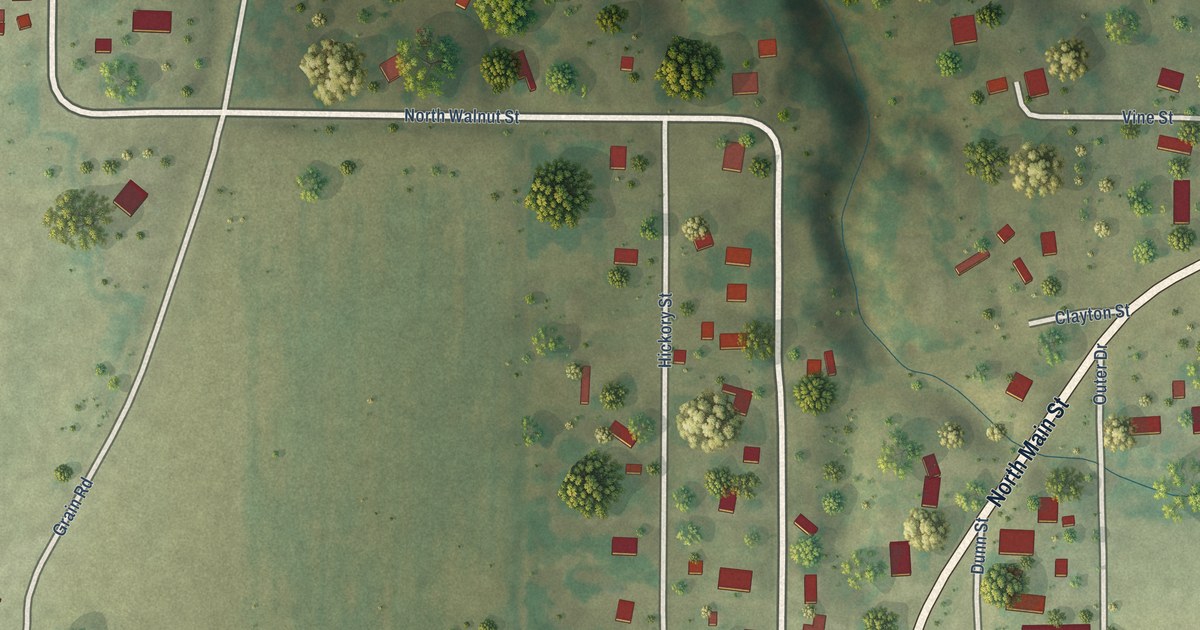 Map of Chesterfield, Illinois in 2026