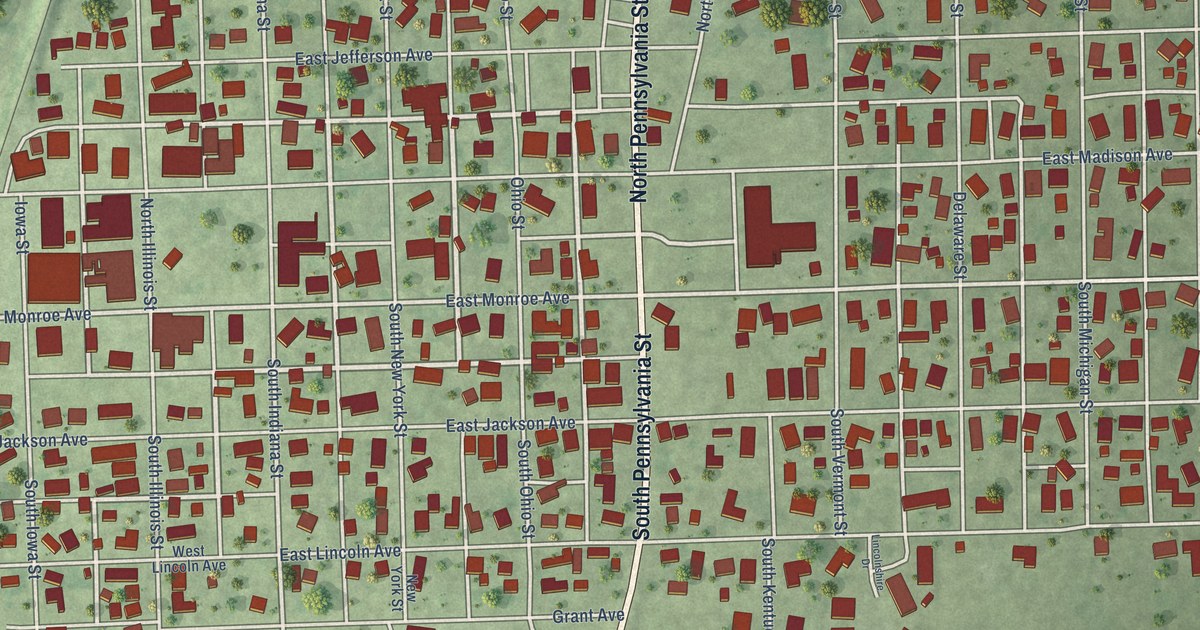 Map of Chrisman, Illinois in 2026