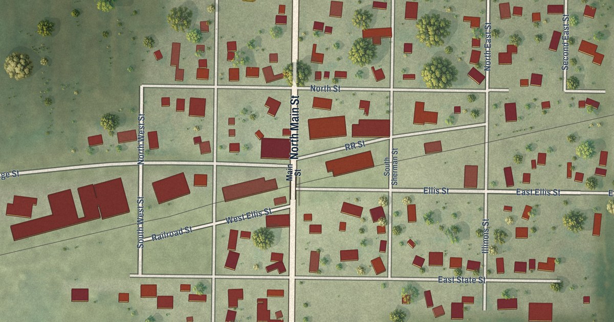Map of Cisco, Illinois in 2026