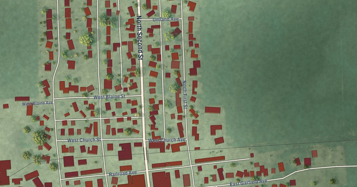 Map of Cissna Park, Illinois in 2026