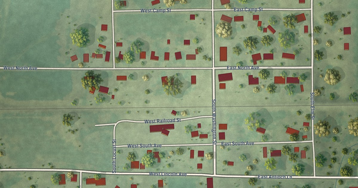 Map of Claremont, Illinois in 2026