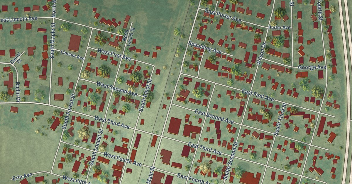 Map of Clifton, Illinois in 2026