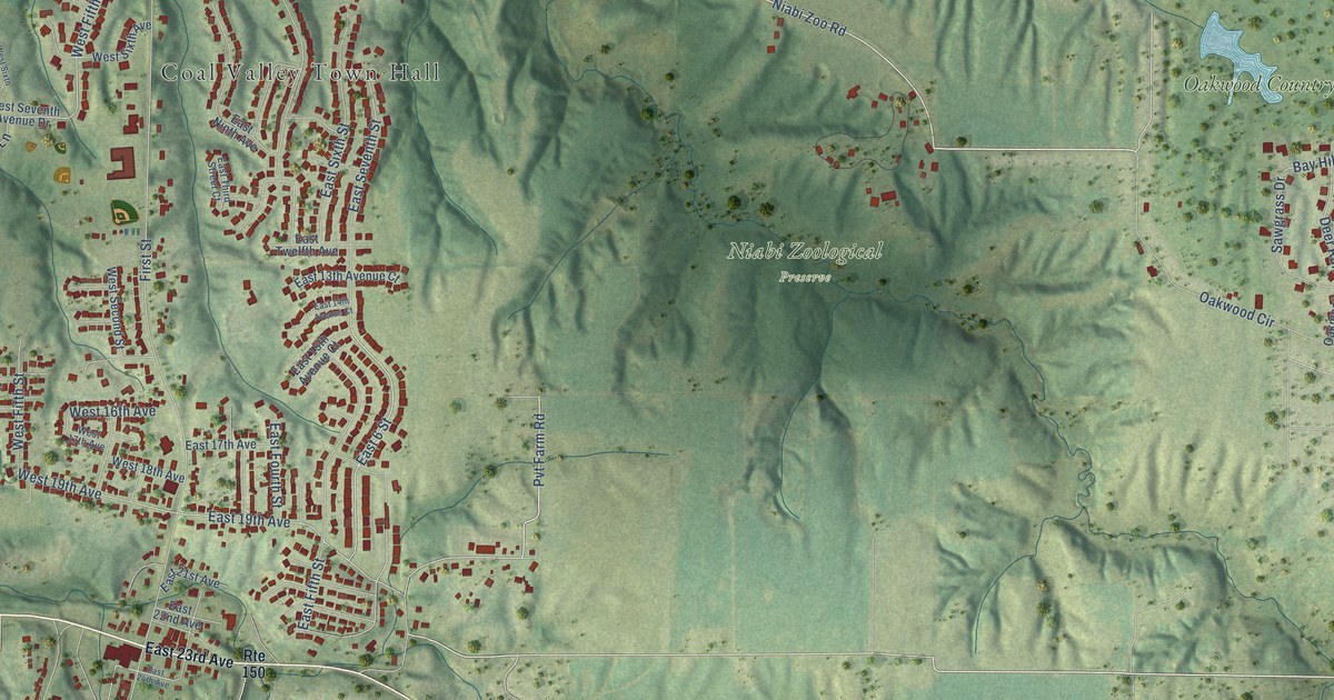 Map of Coal Valley, Illinois in 2026