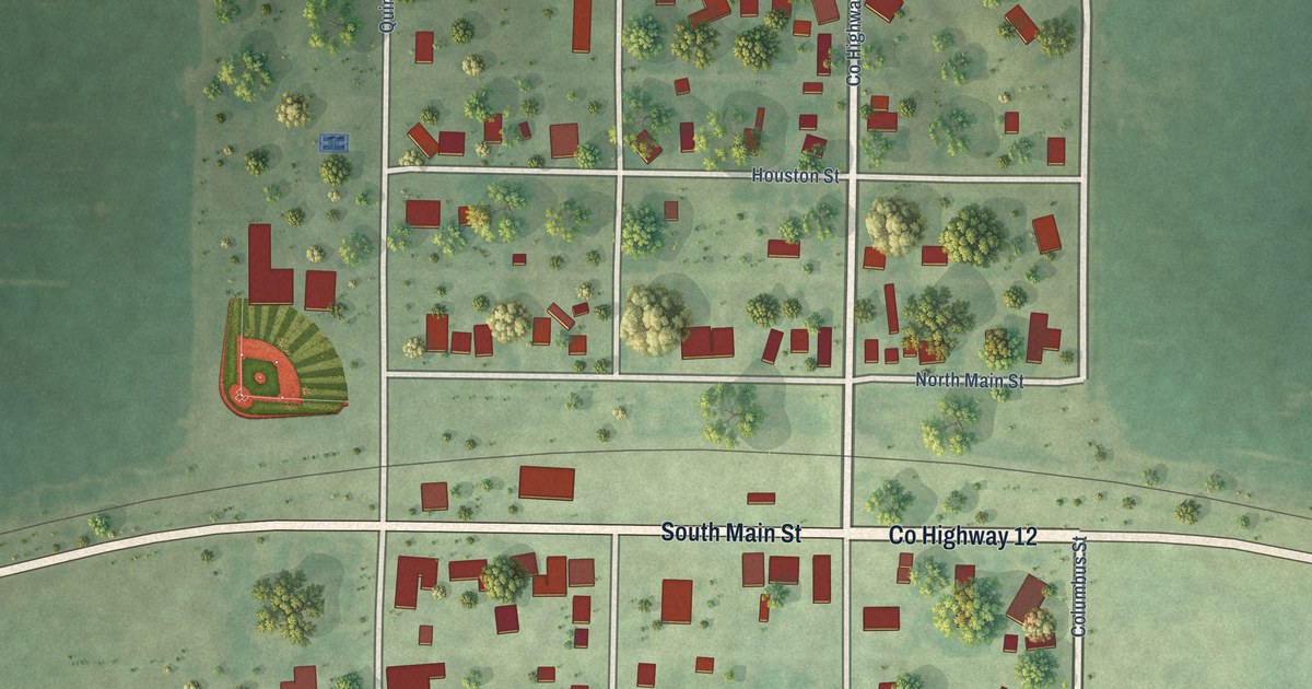 Map of Coatsburg, Illinois in 2026