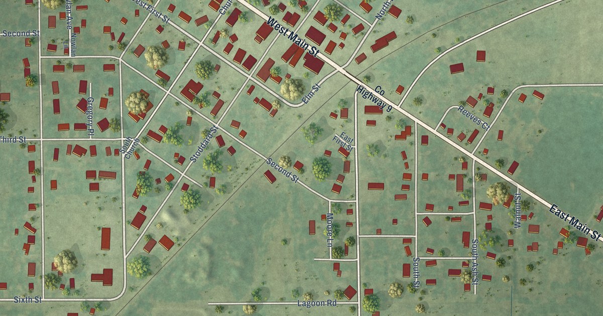 Map of Coffeen, Illinois in 2026