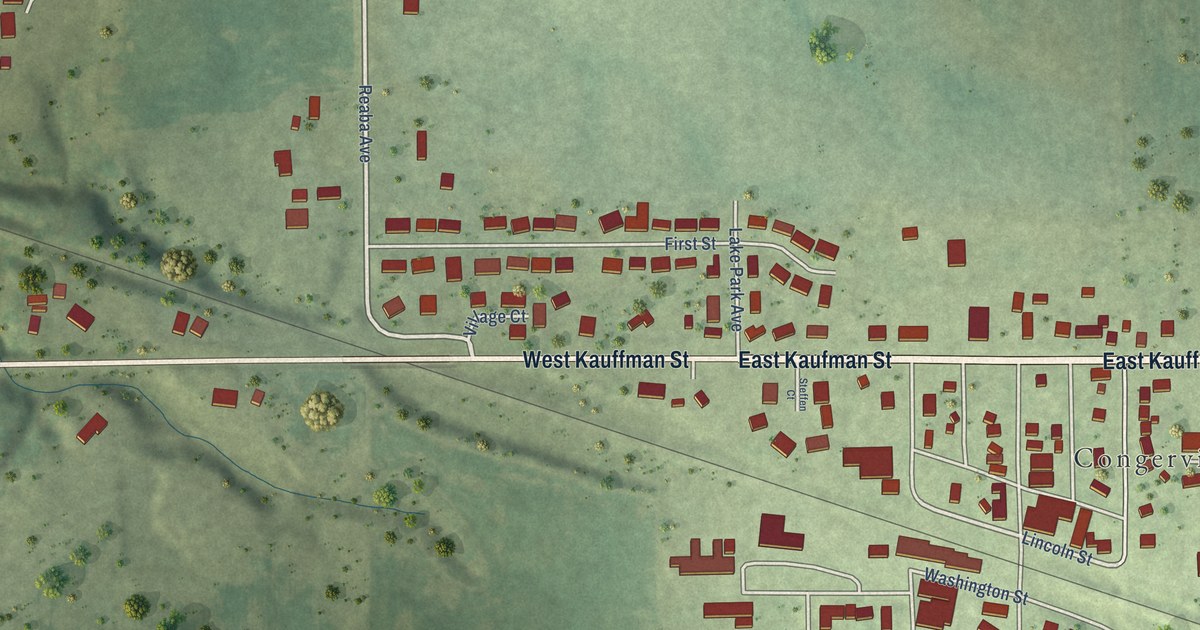 Map of Congerville, Illinois in 2026