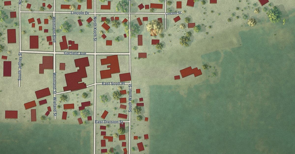 Map of Cooksville, Illinois in 2026
