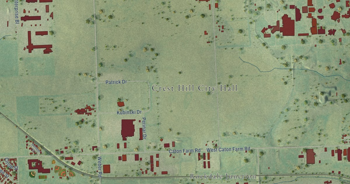 Map of Crest Hill, Illinois in 2026