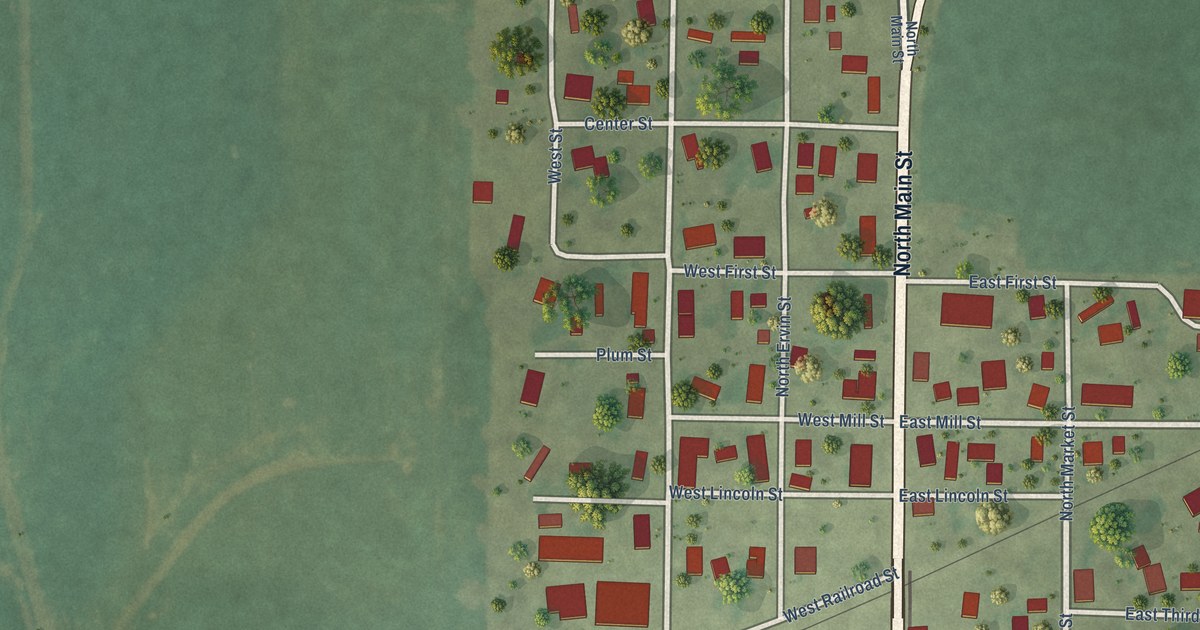 Map of Cutler, Illinois in 2026