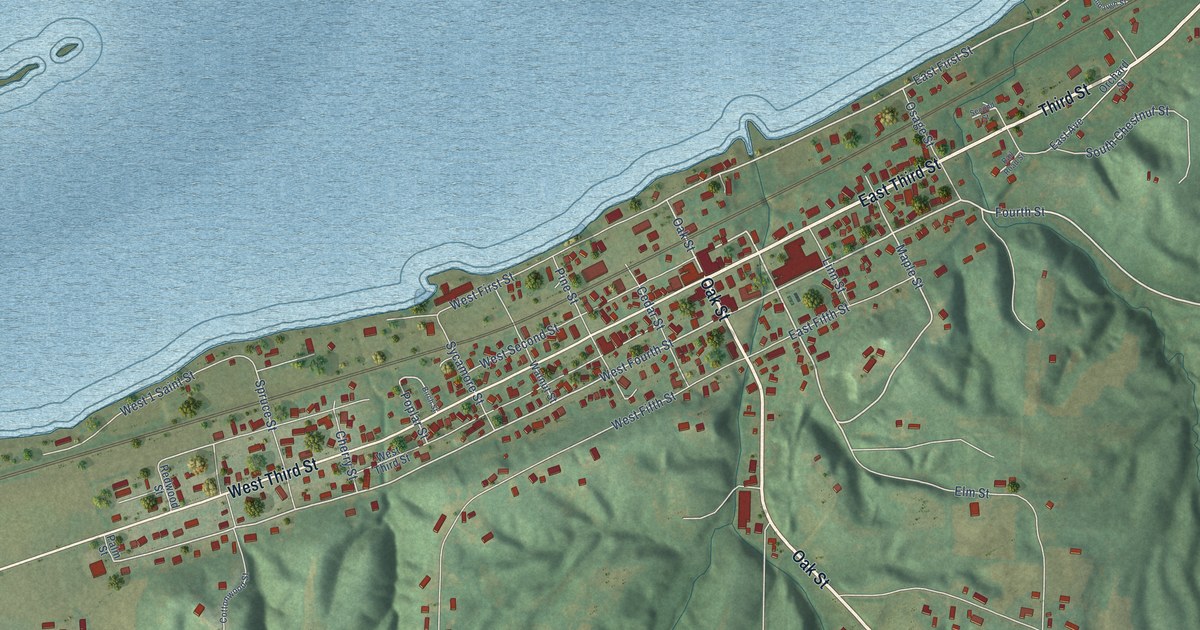 Map of Dallas City, Illinois in 2026