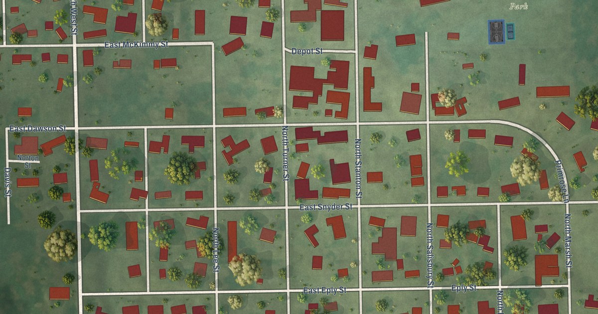 Map of Davis, Illinois in 2026