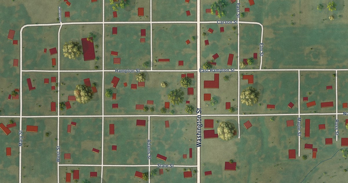 Map of Donnellson, Illinois in 2026