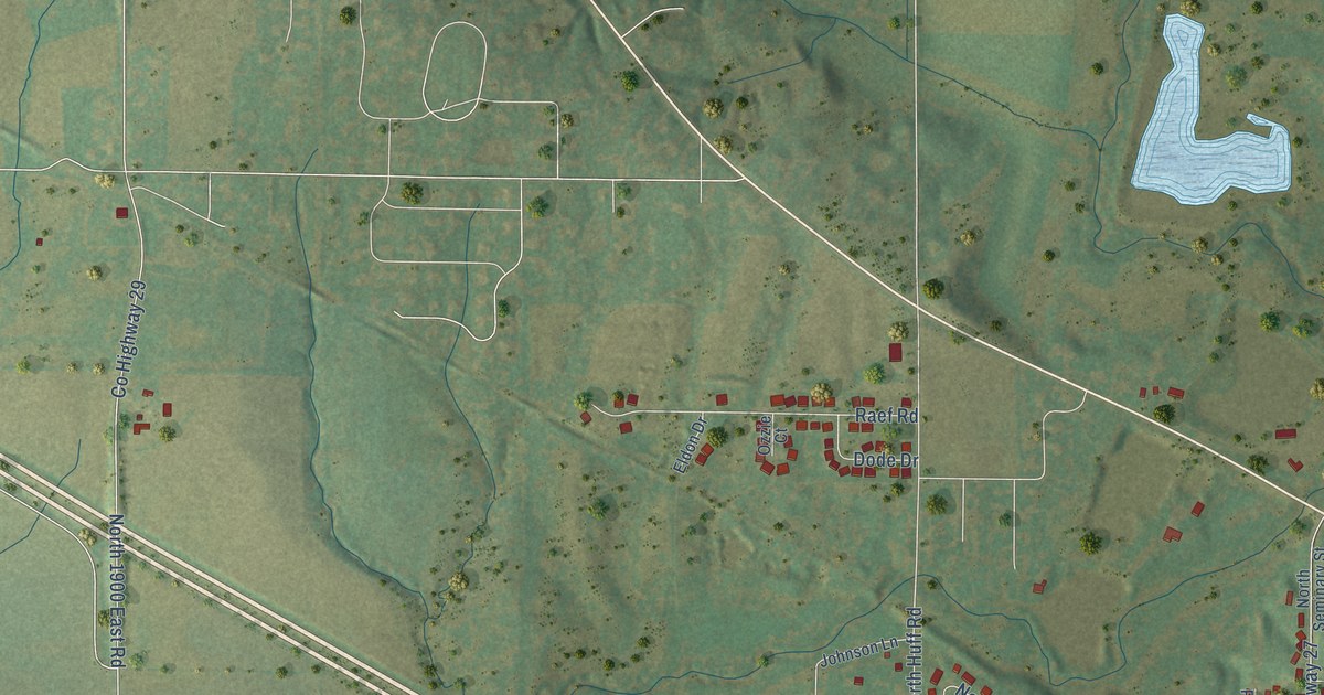 Map of Downs, Illinois in 2026