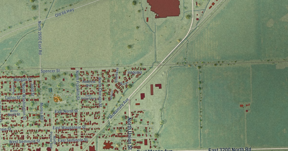 Map of Dwight, Illinois in 2026