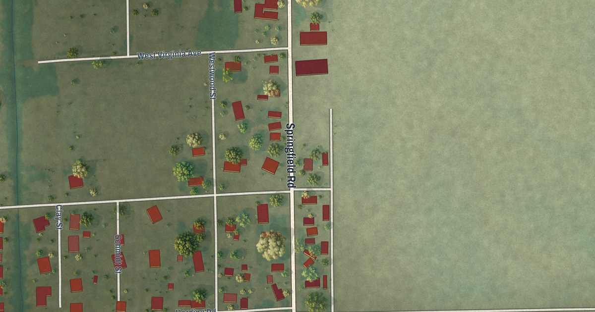 Map of East Gillespie, Illinois in 2026