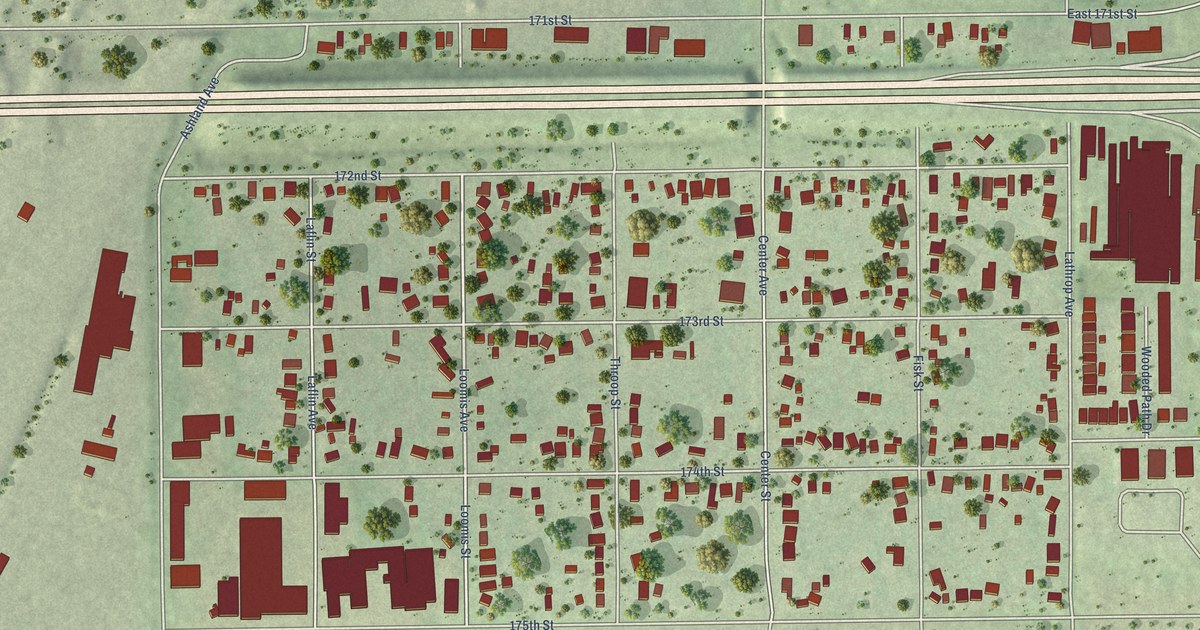 Map of East Hazel Crest, Illinois in 2026
