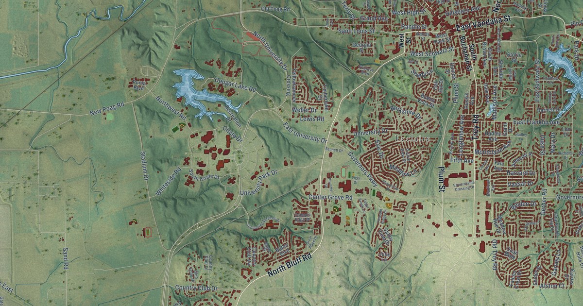 Map of Edwardsville, Illinois in 2026