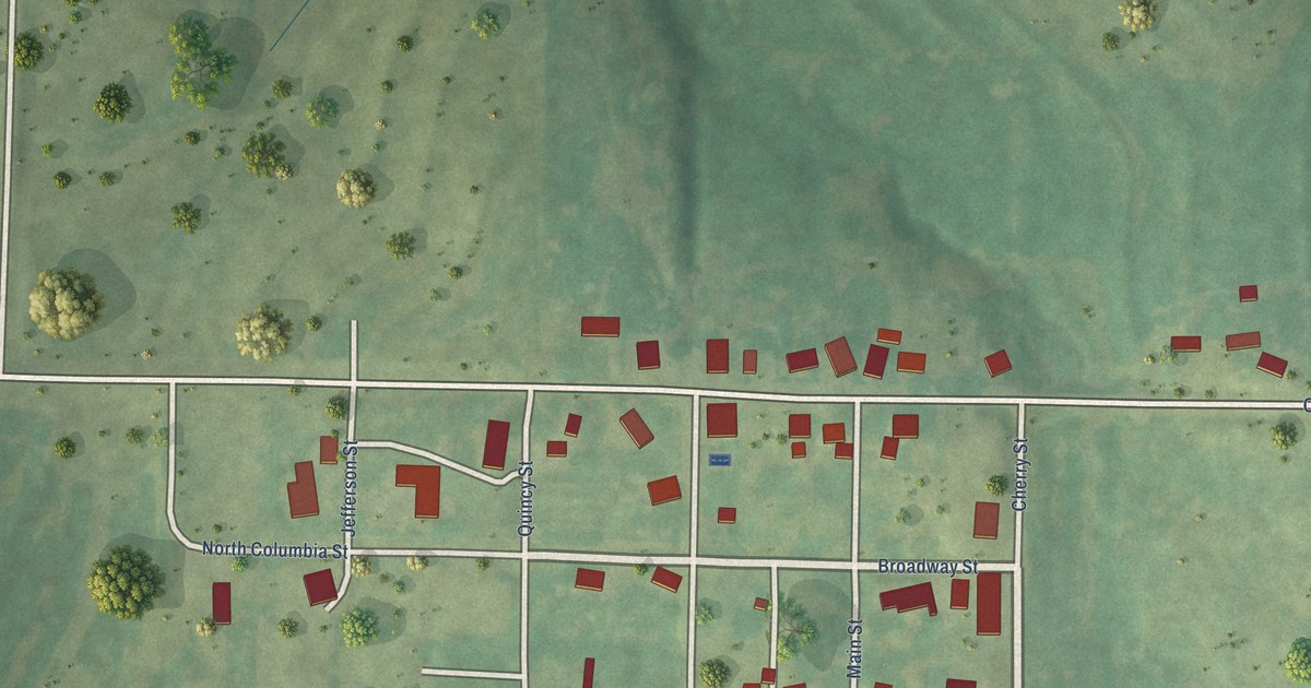 Map of El Dara, Illinois in 2026