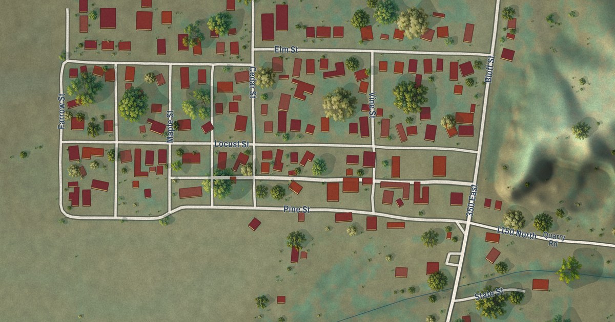 Map of Eldred, Illinois in 2026
