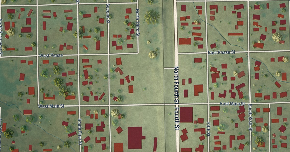 Map of Elkville, Illinois in 2026